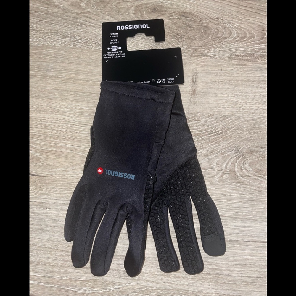 ROSSIGNOL Mens black Gloves Med/Large